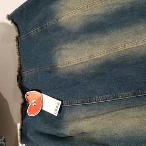 Long Denim skirt xl